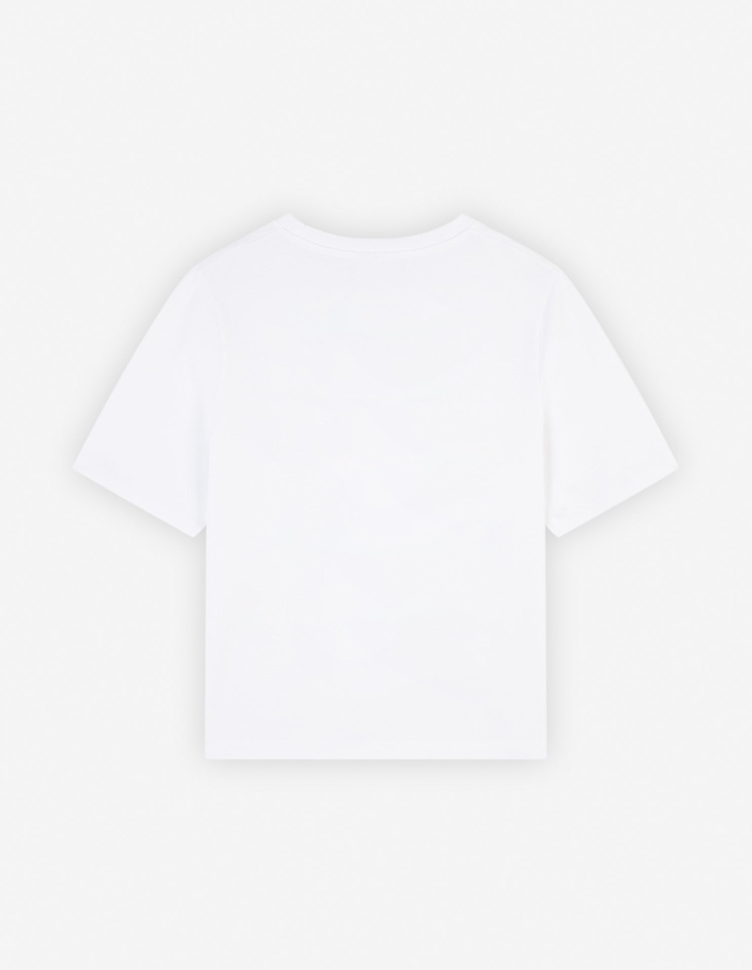 Womens | Maison Kitsune | Oars Short-Sleeve Comfort Cotton Tee-Shirt | White