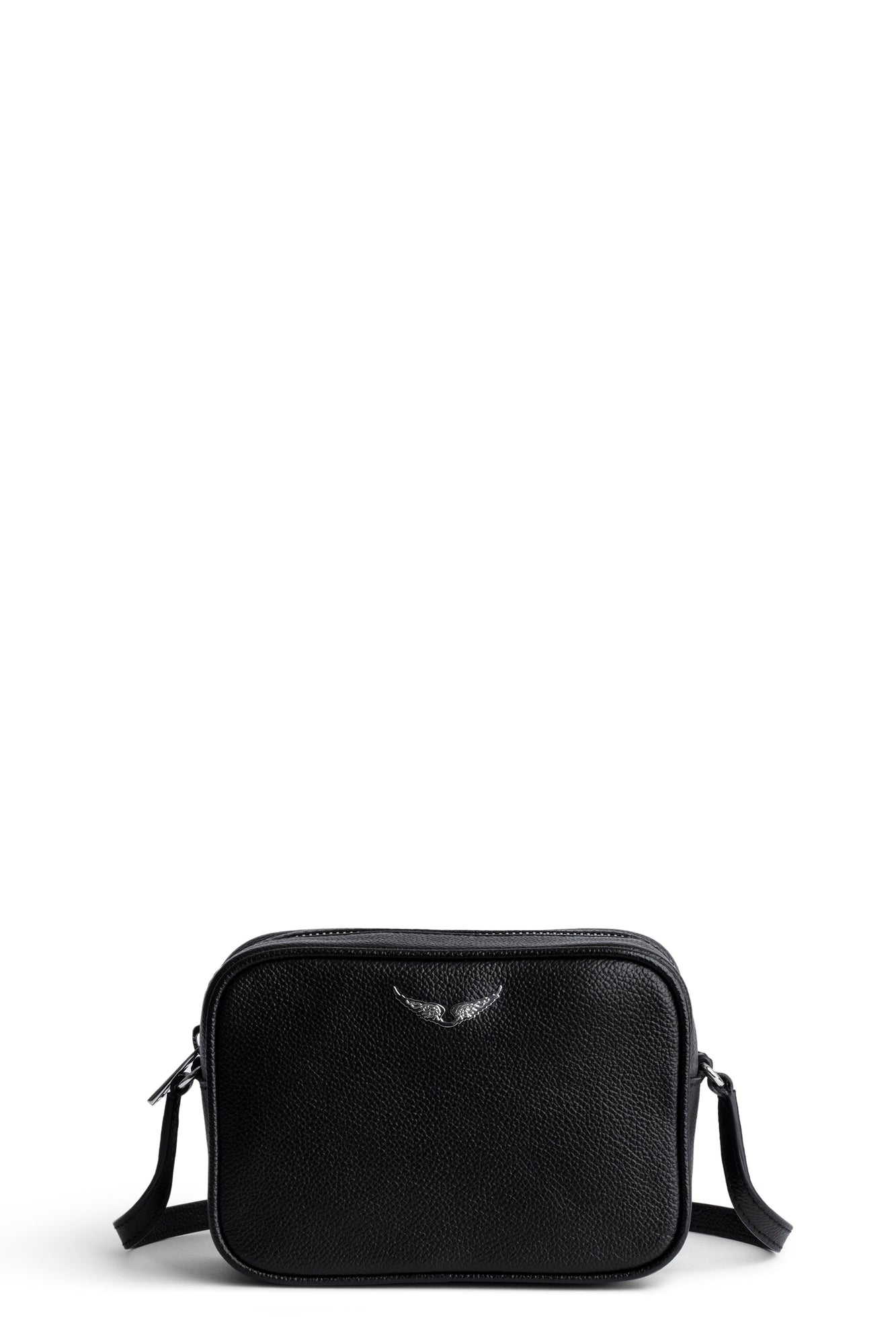 Xs Boxy Wings Grained Leather  | Black