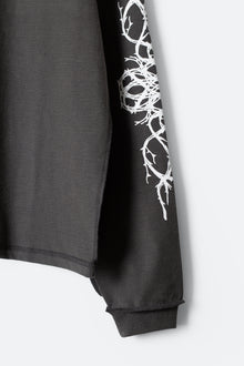 LWH Thorn Logo L/S Tee | Vintage Black