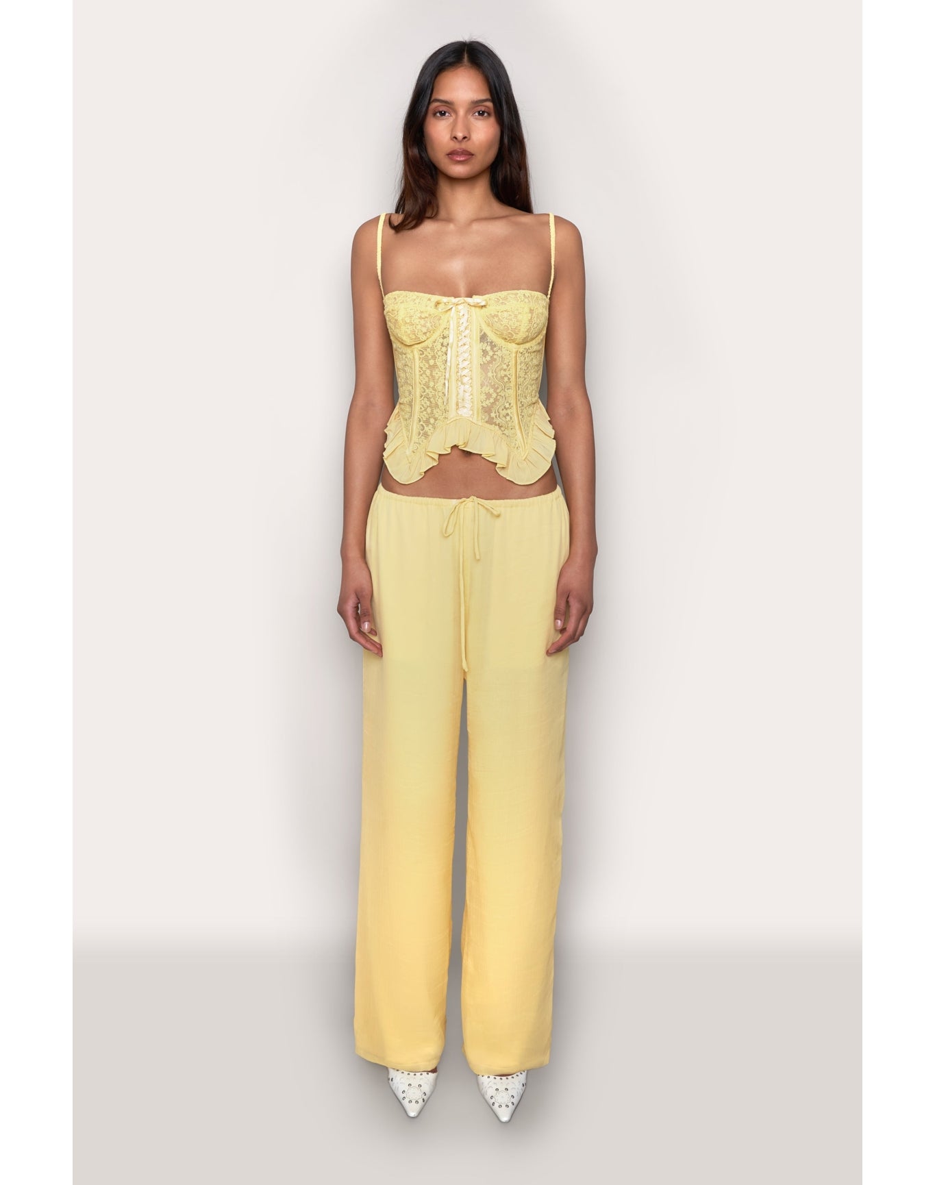 Lace Flutter Corset | Soft Daisy