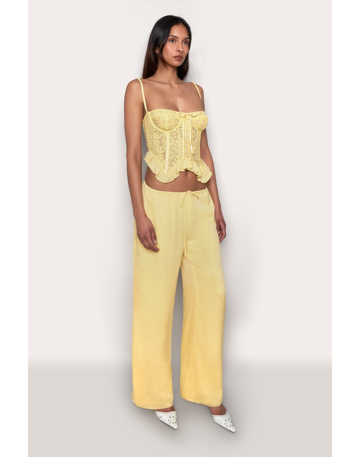 Lace Flutter Corset | Soft Daisy