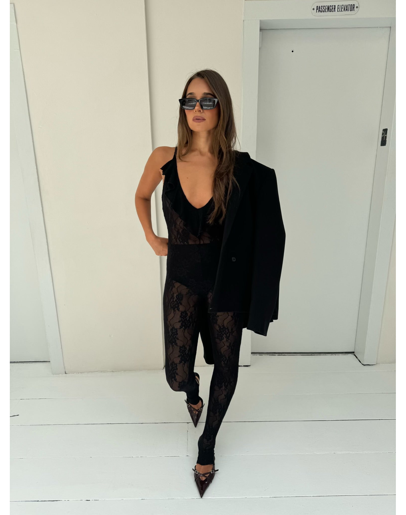 Lace Jumpsuit | Black