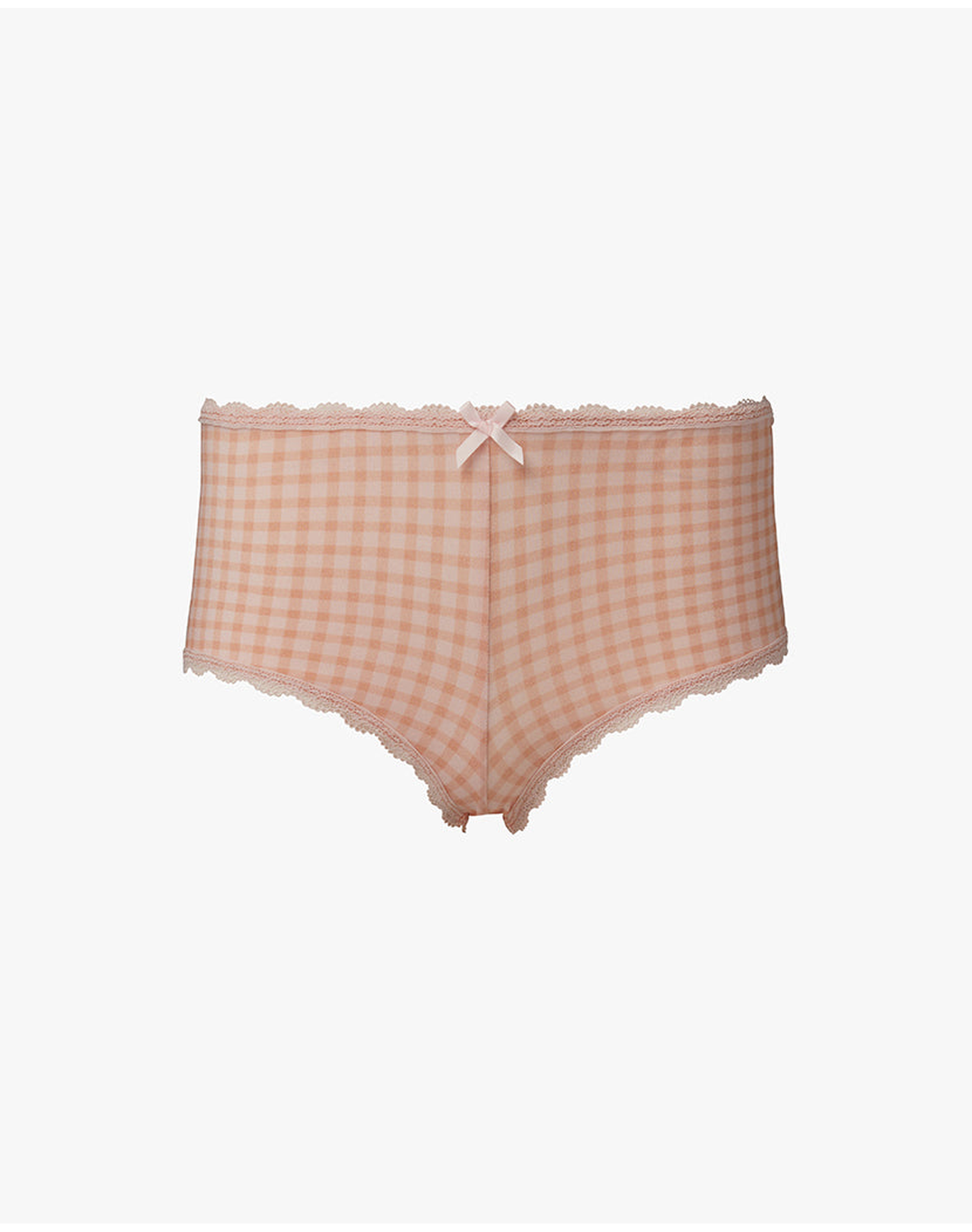 Lace Trim Brief | Rosewater x Peach