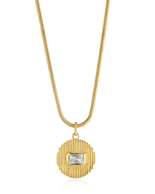 Le Signe Pendant Necklace - Gold | Plated Gold