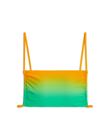 Leigh Gradient Bikini Top | Bright Green