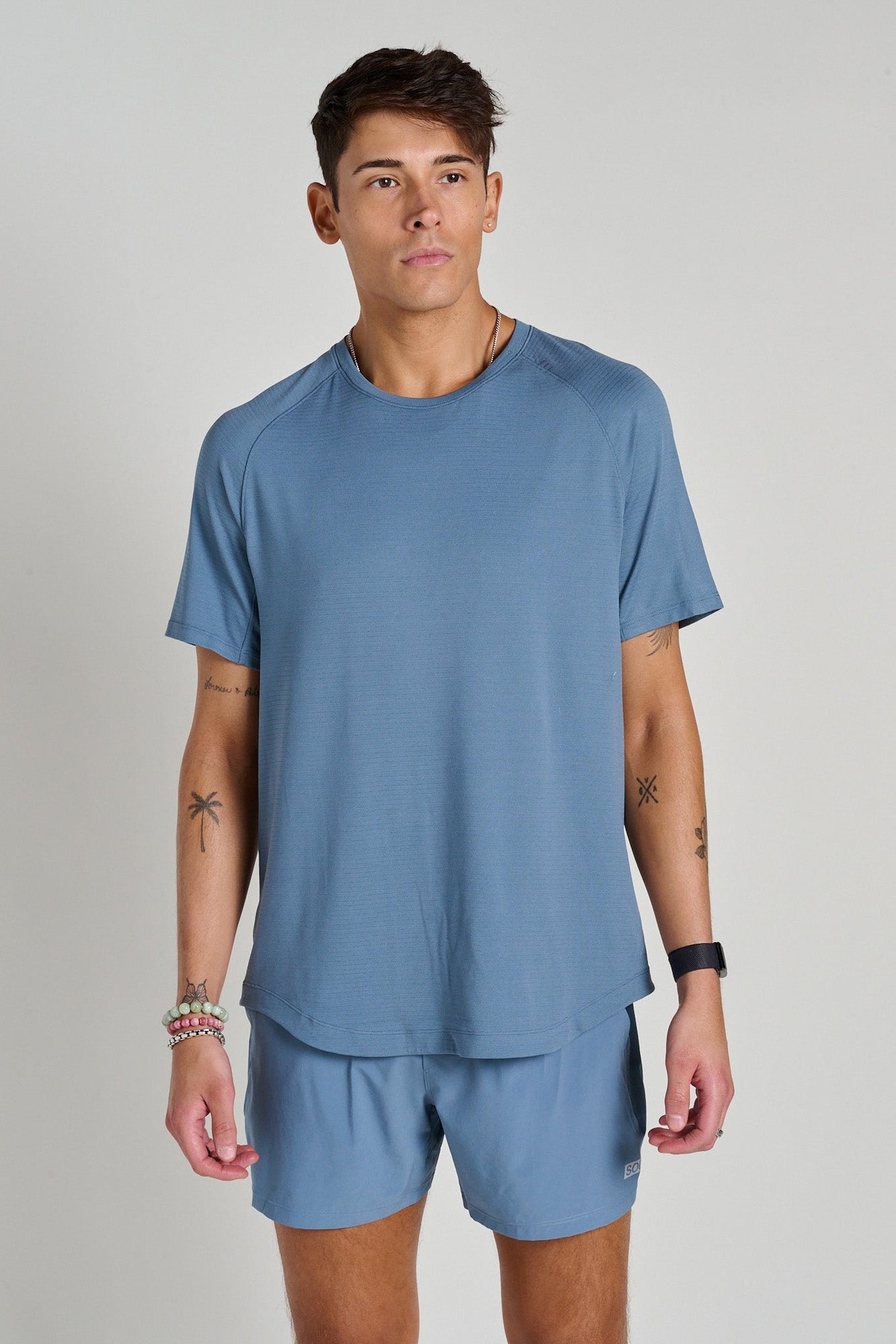 Lululemon | License To Train Short Sleeve | Steel Blue