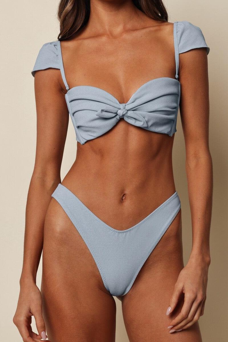 Lulu Bikini Bottom | Light Denim