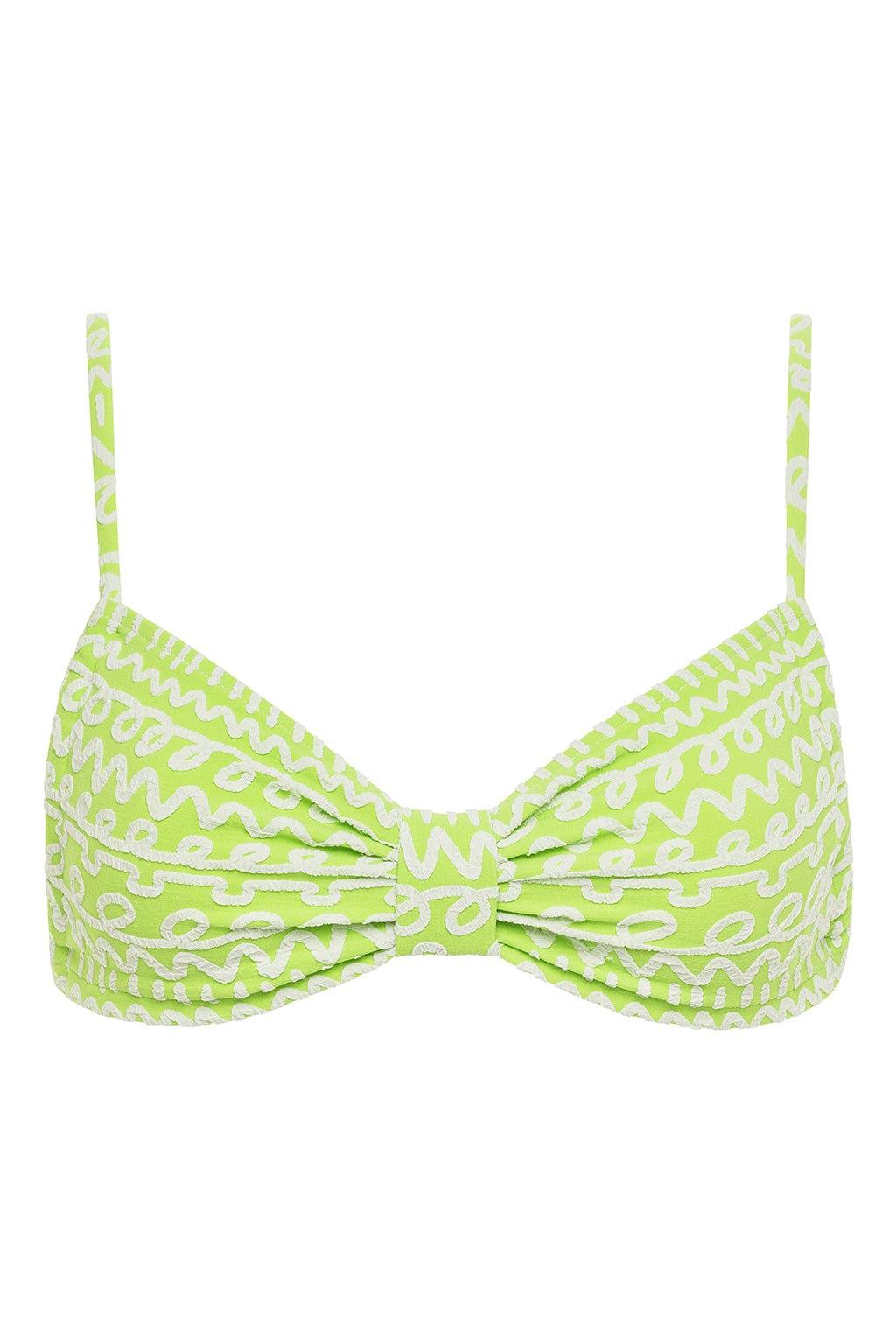 Devin Bikini Top | Lime Icing
