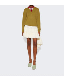 Loewe | Women | Ruffled Skirt | Off White