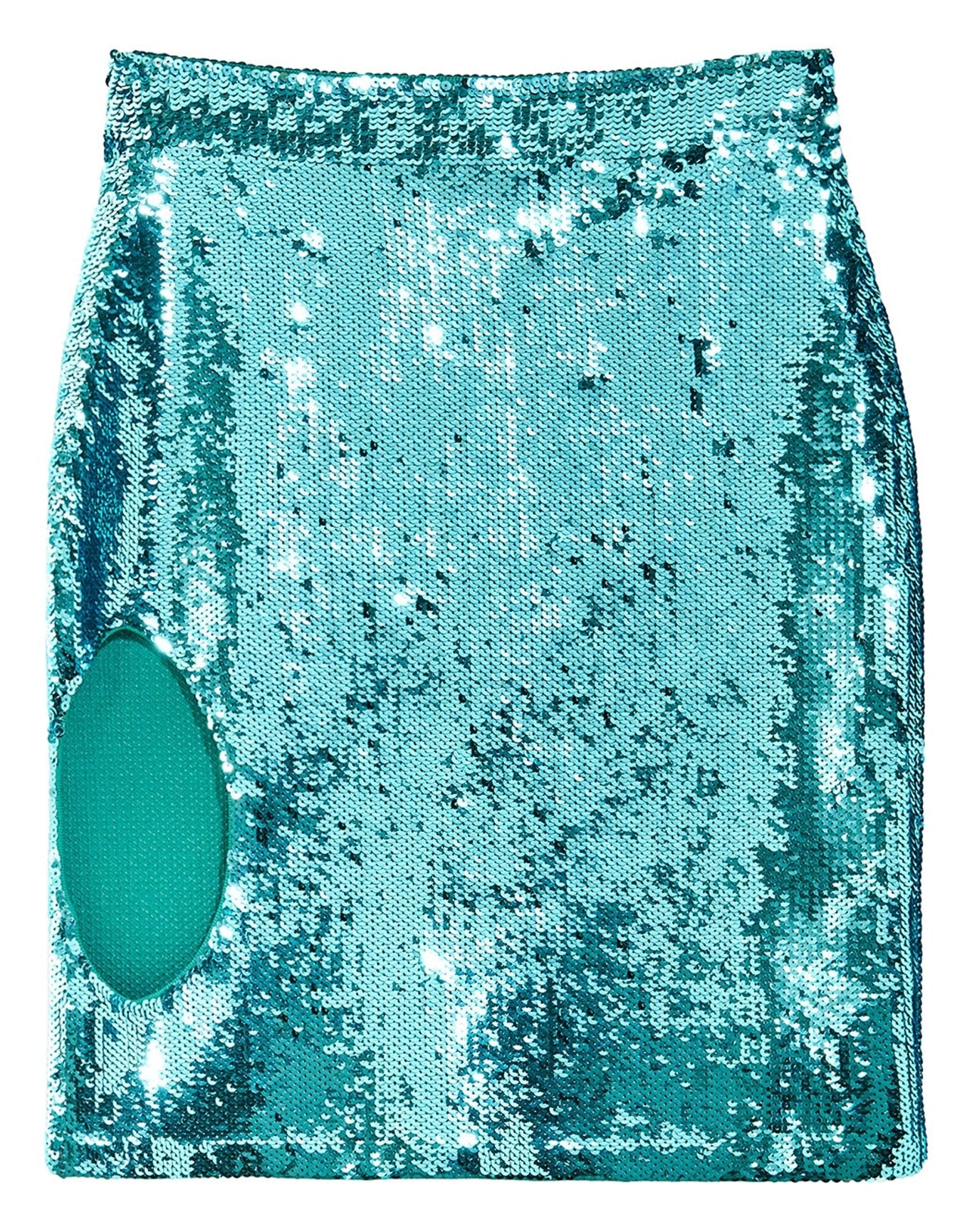 Loewe | Women | Sequin Cut Out Skirt | Turquoise
