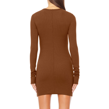 Long Sleeve Crewneck Mini Dress | Earth