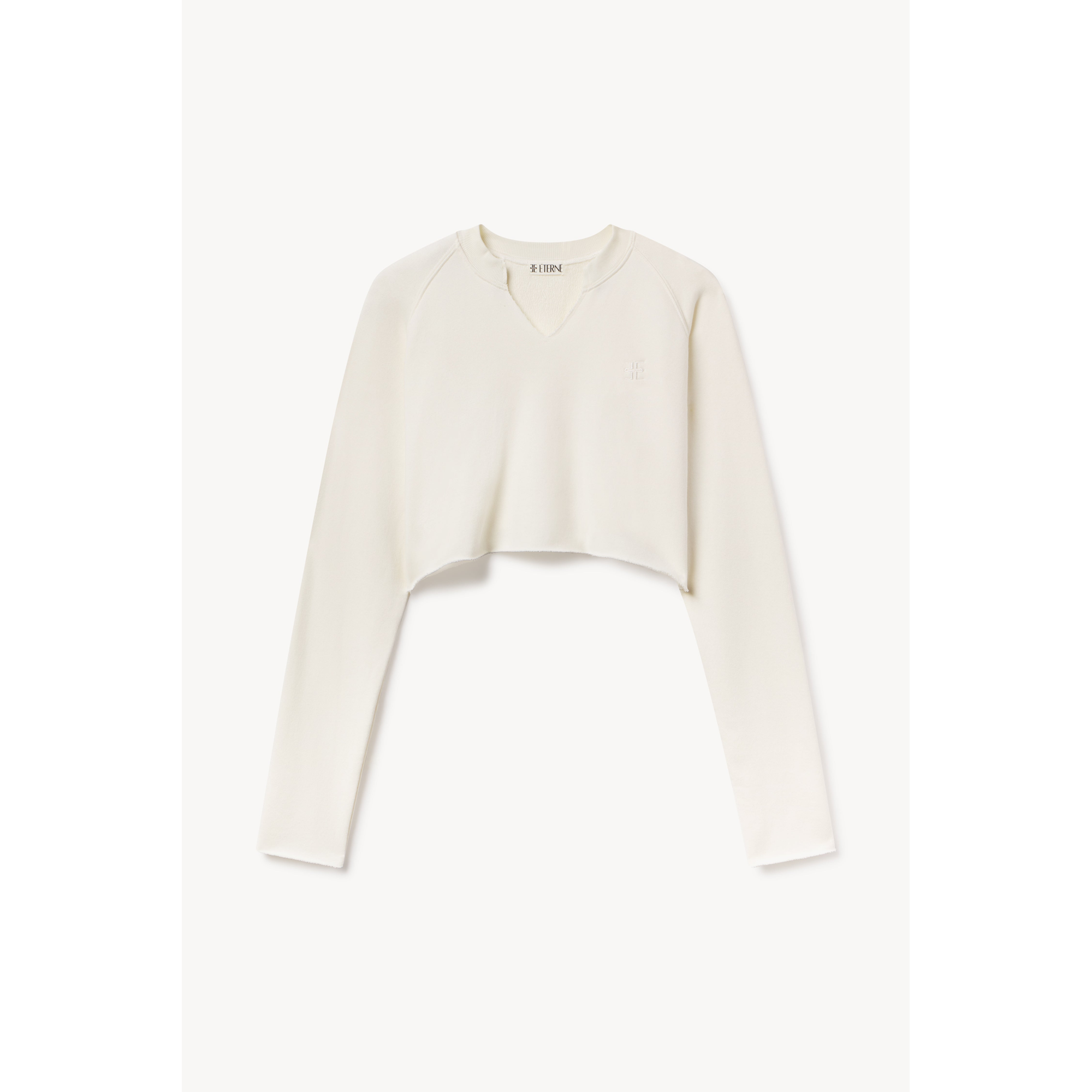 Long Sleeve Raglan Sweatshirt | Cream