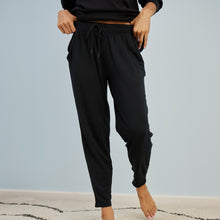 Breathable Modal French Terry Sweatpants | Black