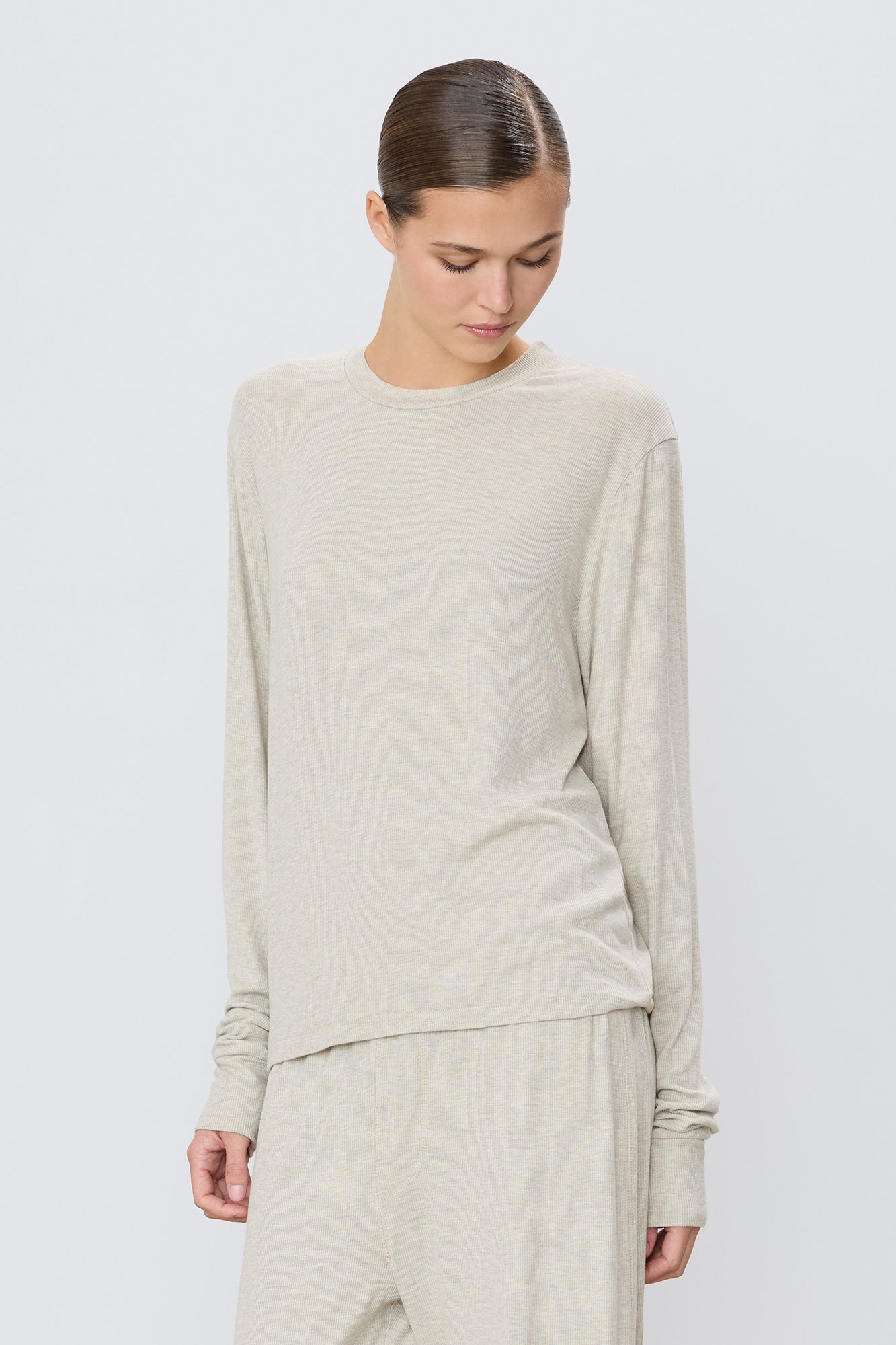 LONG SLEEVE BOYFRIEND T-SHIRT - ETERNE