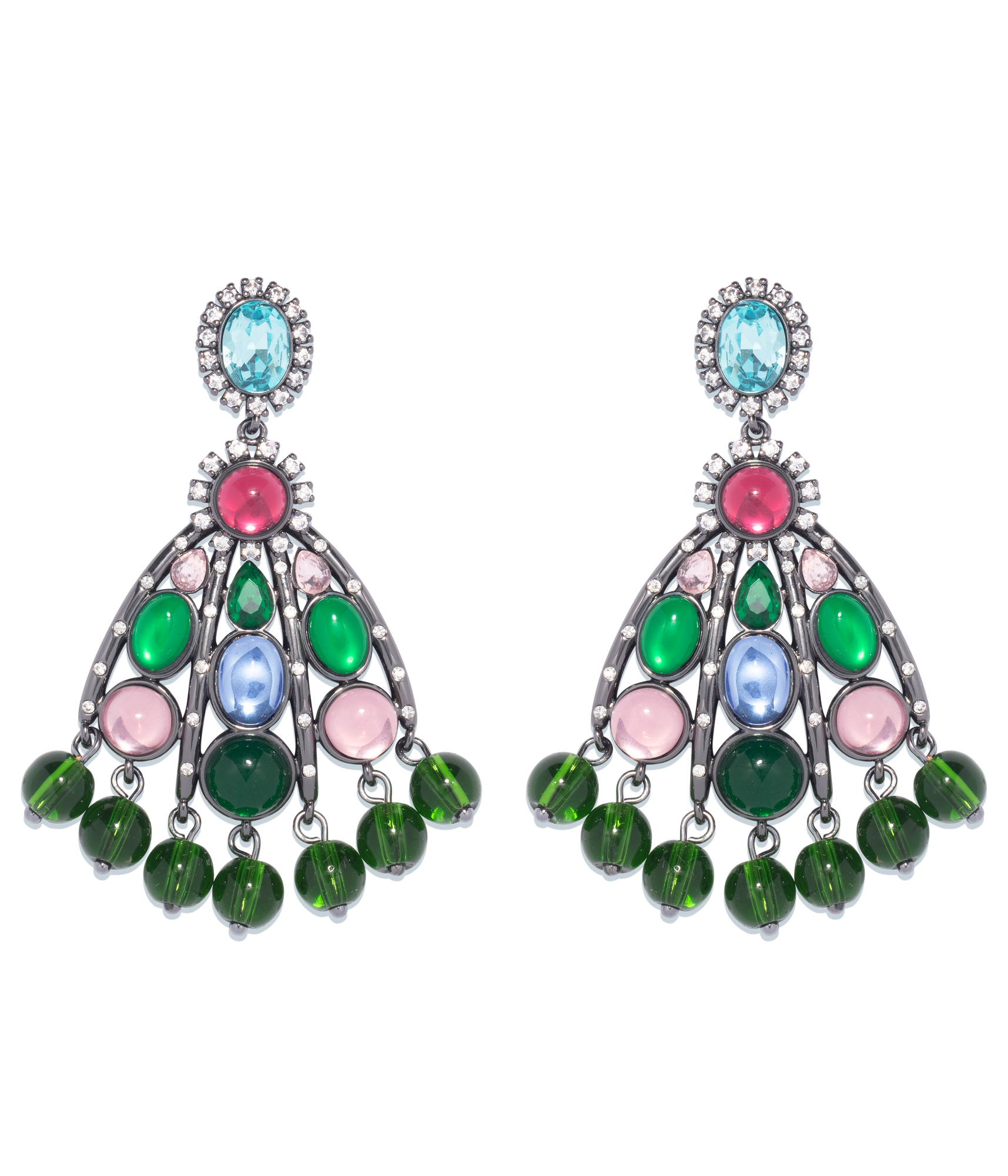 Judy Statement Earrings | Multicolor