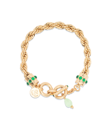 Roxanne Rope Chain Bracelet | Gold