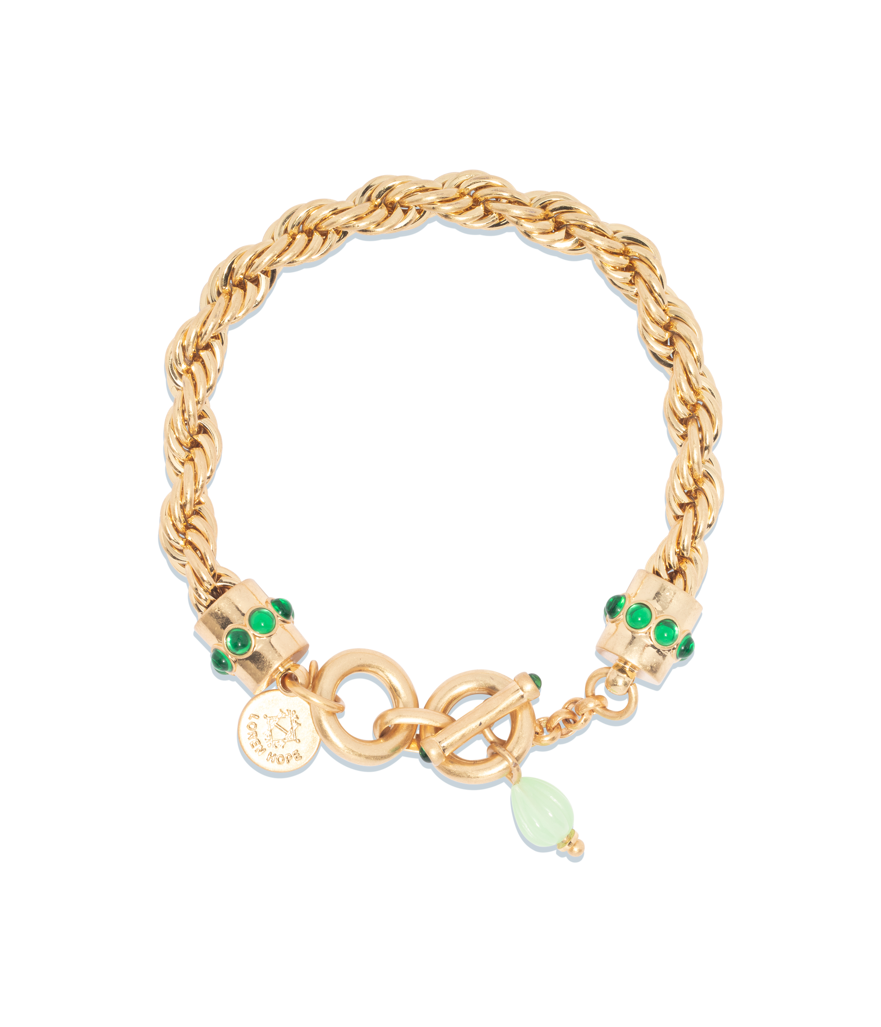 Roxanne Rope Chain Bracelet | Gold