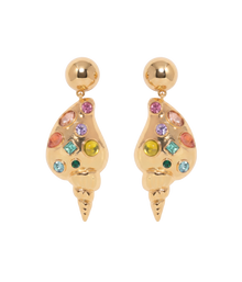 Sandy Shell Earrings | Multicolor