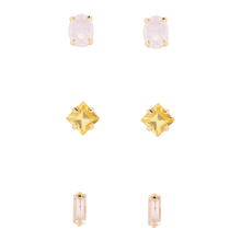 Ella Stud Trio Set | Multicolor