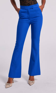 Lucca Crepe Pants | Cobalt