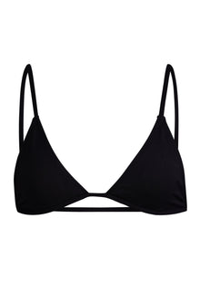 Lucid Bijou Bikini Top | Dark Seas Black