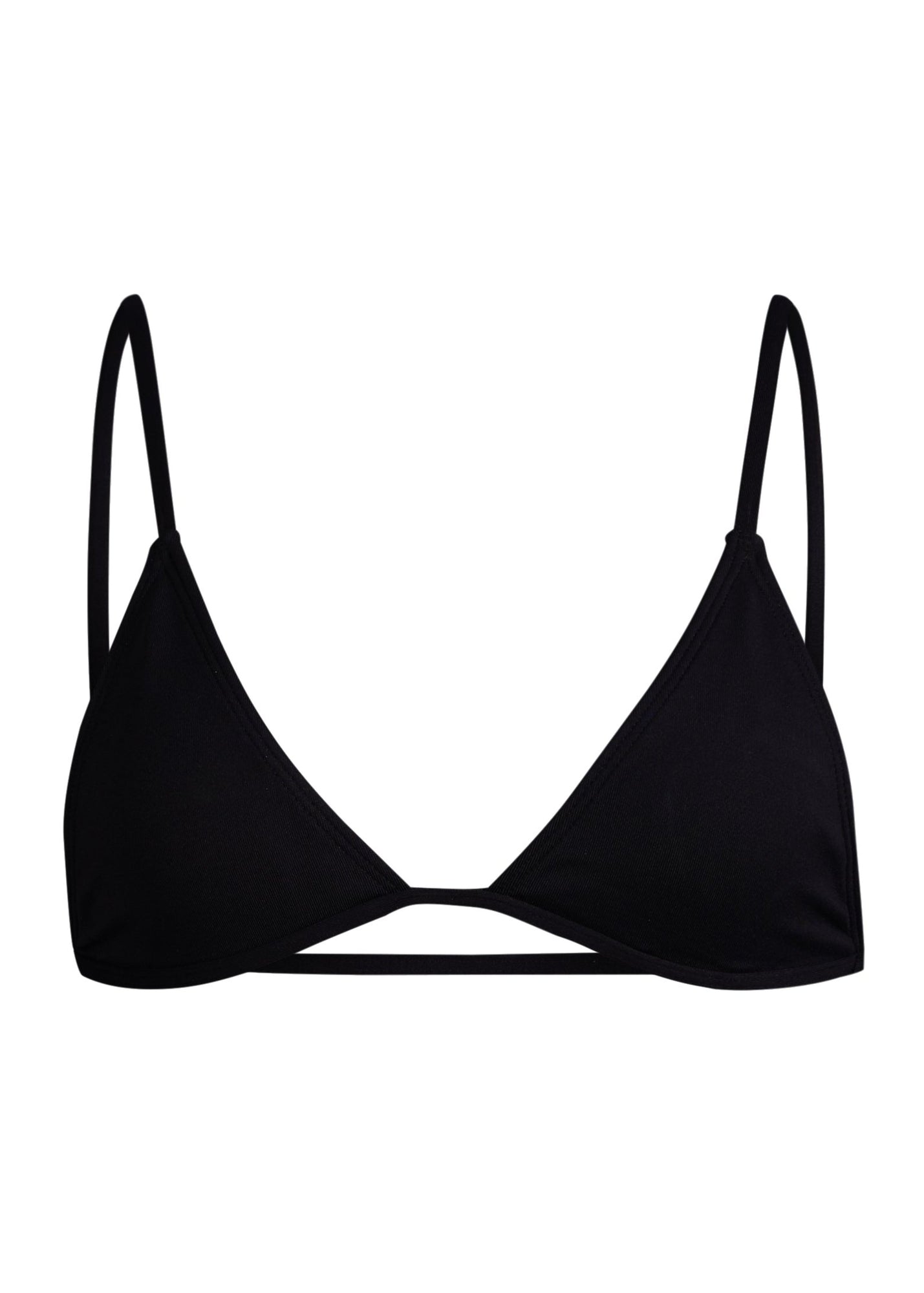 Lucid Bijou Bikini Top | Dark Seas Black