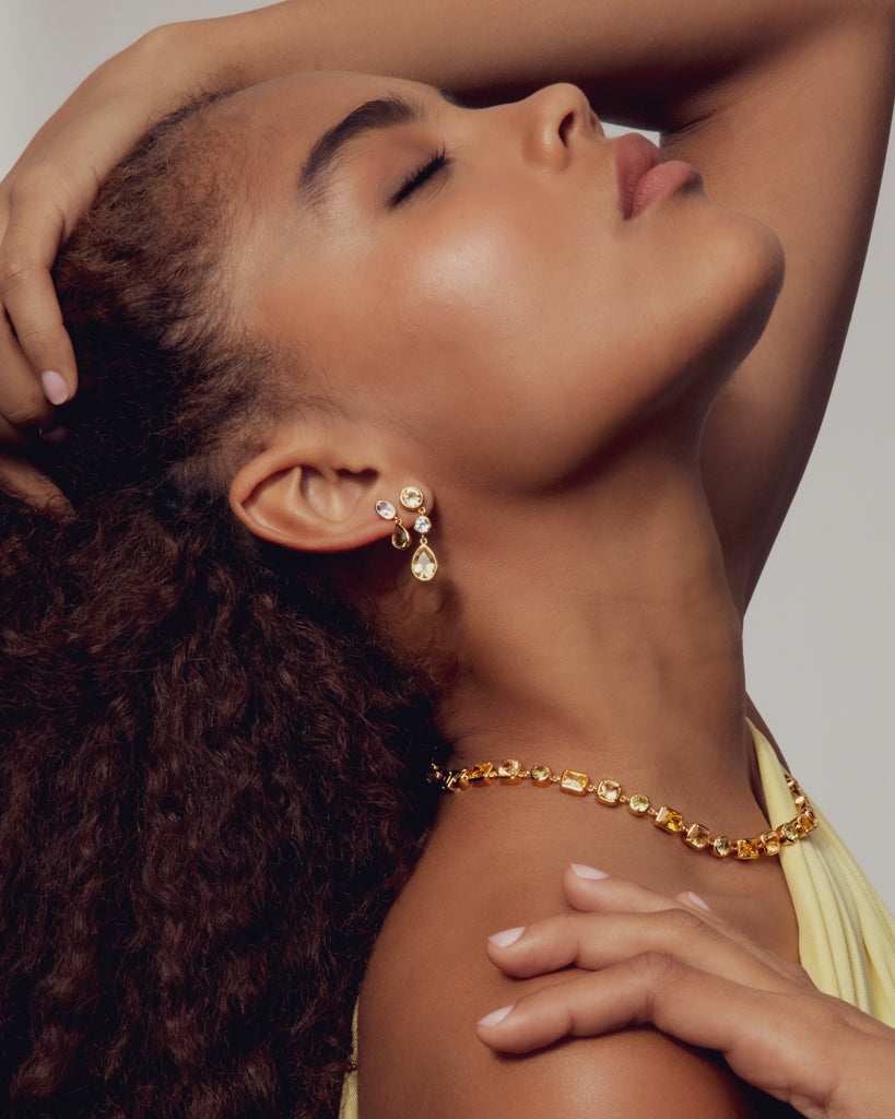 The Grace Studs | Gold Vermeil Plated Sterling Silver