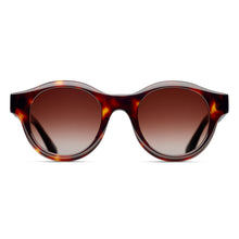 M1016 Round Sunglass | Dark Tortoise | Brown Gradient Lens | 47MM