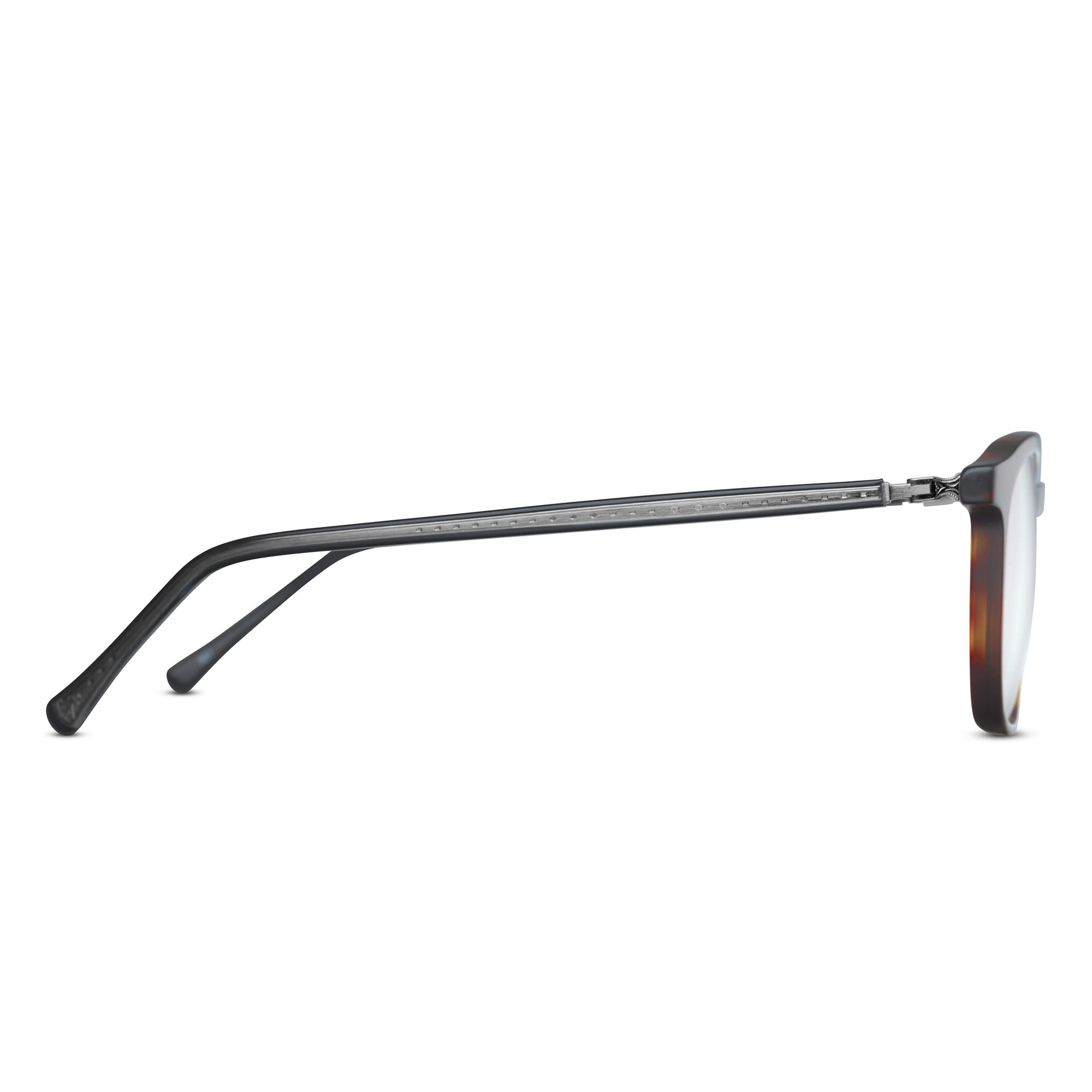 M1017 Square Optical | Matte Brown | Clear Lens | 49MM