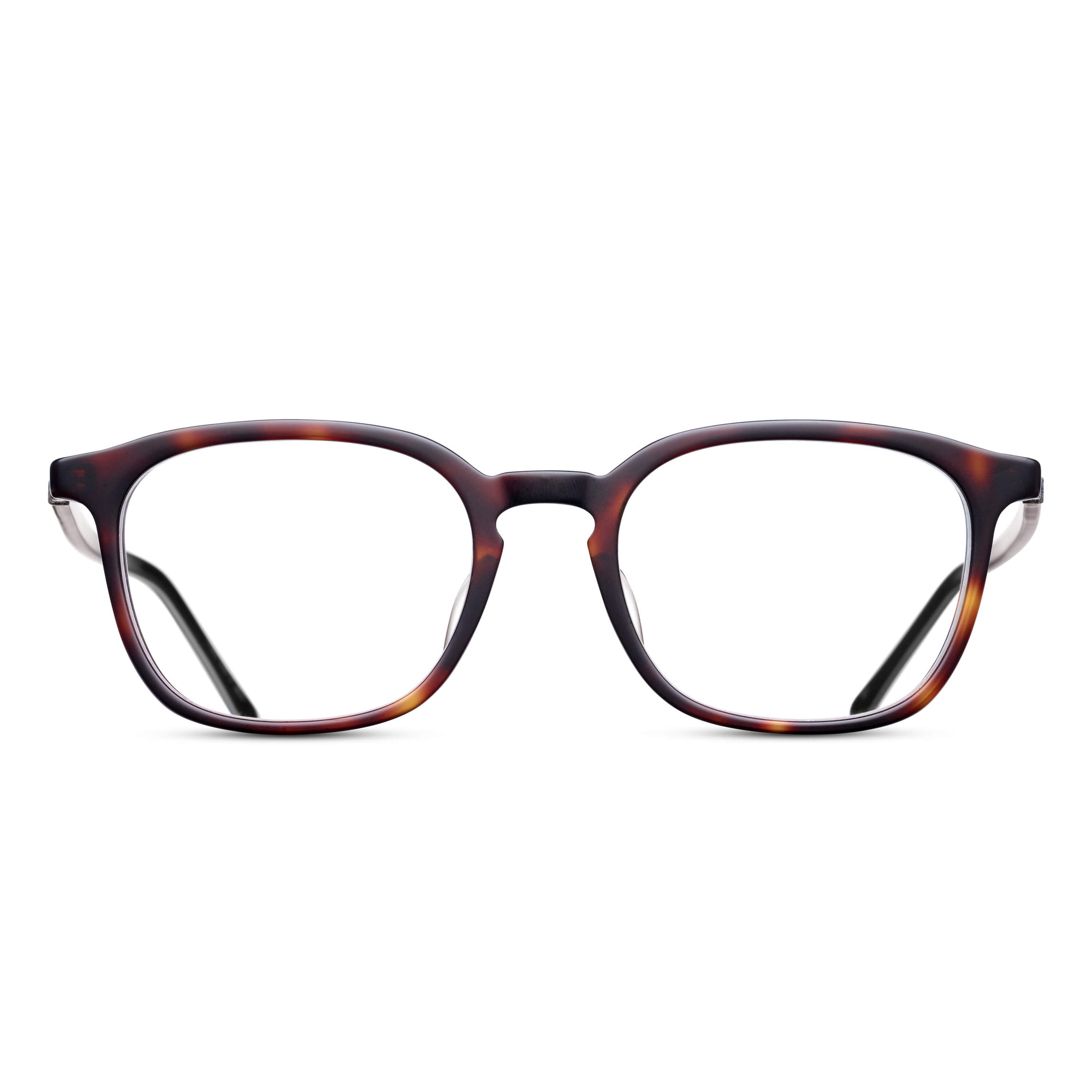 M1017 Square Optical | Matte Brown | Clear Lens | 49MM