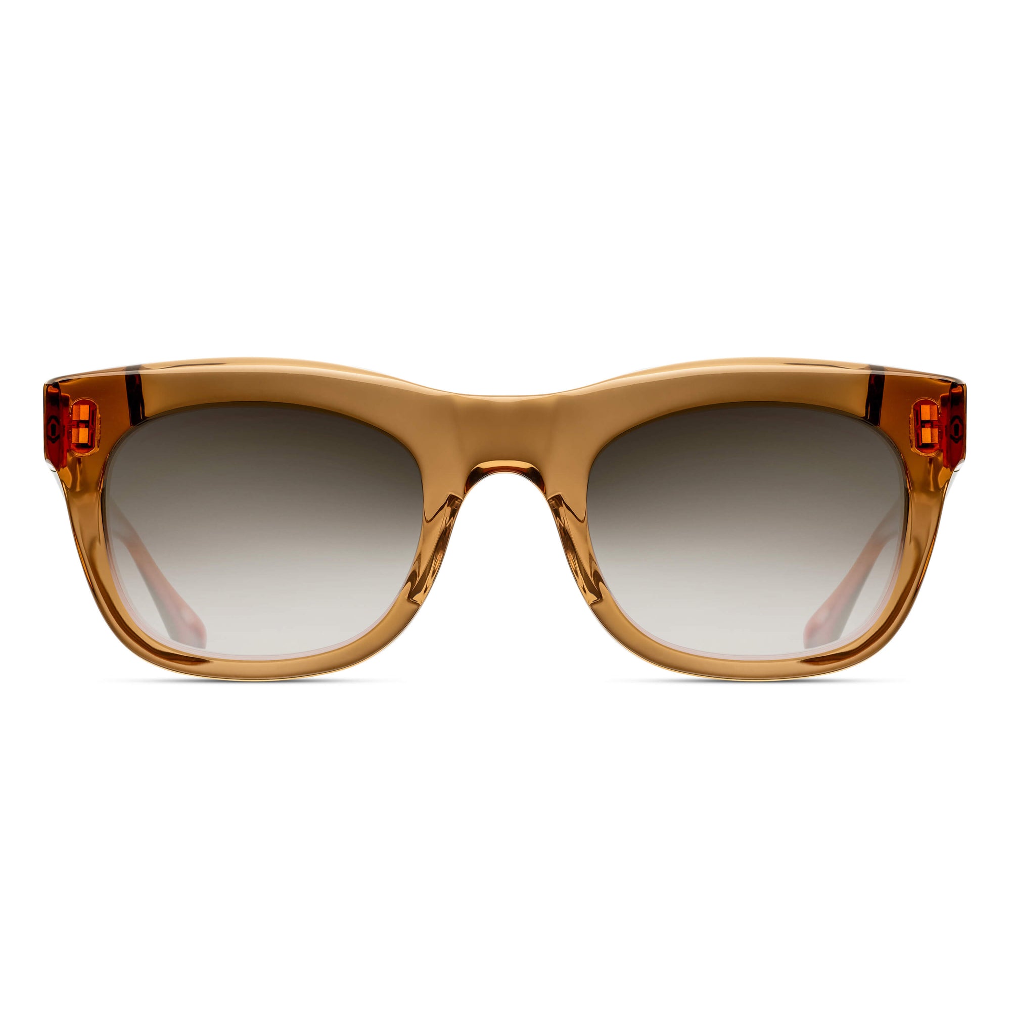 M1020 Rectangle Sunglass | Beer Brown | Brown Gradient Lens | 53MM
