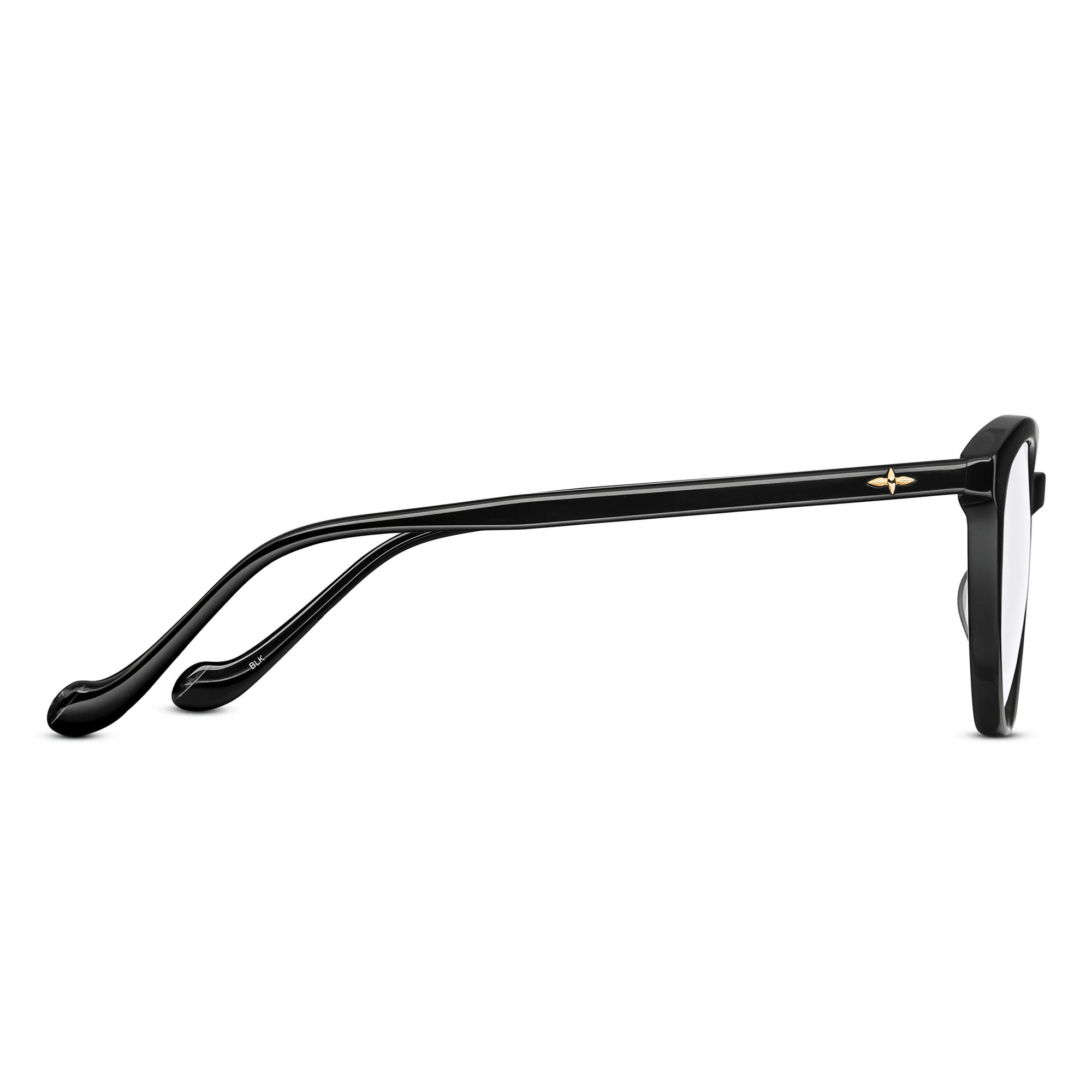 M1025 Cat Eye Optical | Black | Clear Lens | 52MM