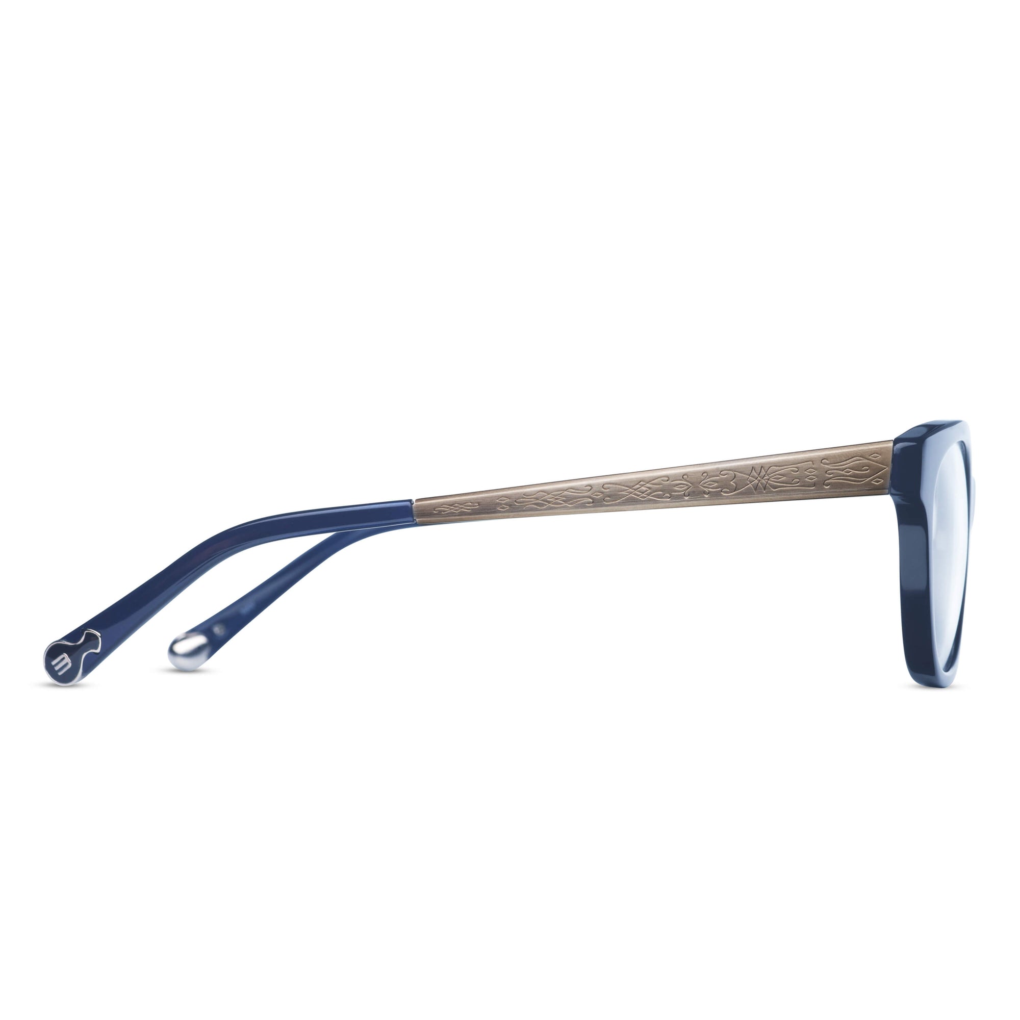 M2013 Rectangle Optical | Matte Navy | Clear Lens | 50MM