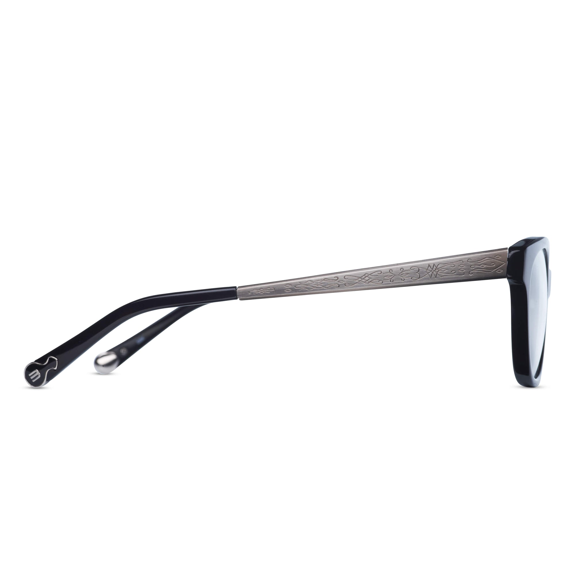 M2013 Rectangle Optical | Shiny Black | Clear Lens | 48MM