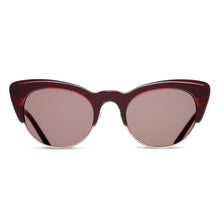 M2018 Cat Eye Sunglass | Shiny Bordeaux | Brown Lens | 49MM