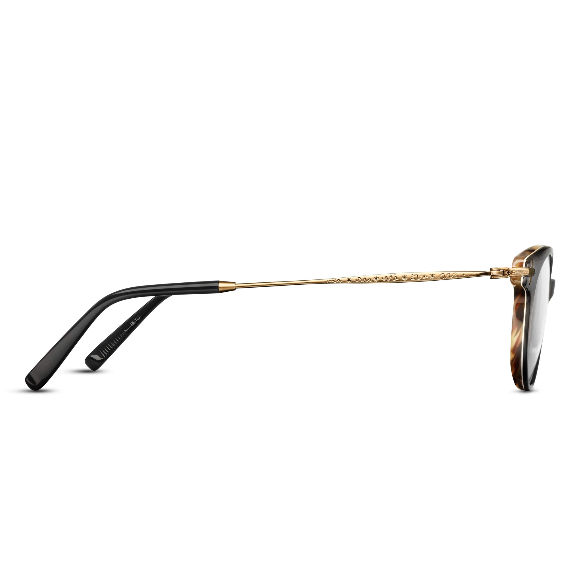 M2022 Cat Eye Optical | Black Tortoise | Clear Lens | 47MM