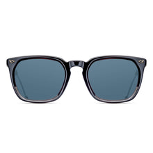 M2043 Square Sunglass | Dark Brown Navy | Blue Grey Lens | 51MM