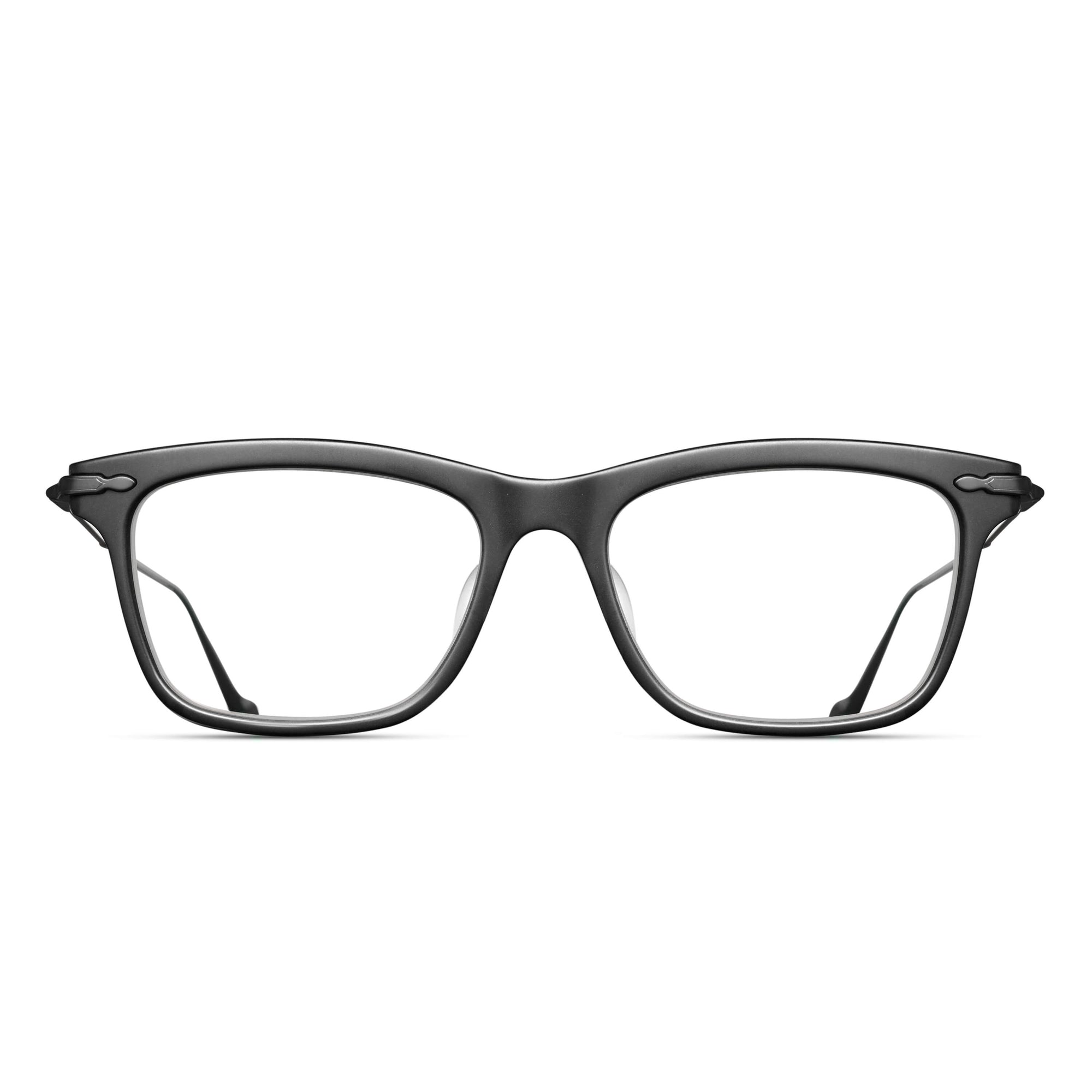 M2049 Rectangle Optical | Matte Black | Clear Lens | 53MM