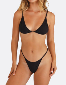 Mirage Bikini Top | Dark Seas Black