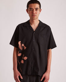 Black | Canty Floral Impressions SS Shirt