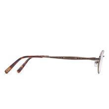 M3021 Oval Optical | Brushed Dark Brown | Clear Lens | 51MM