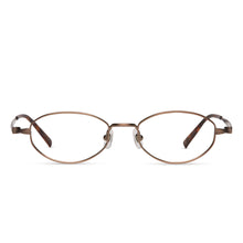 M3021 Oval Optical | Brushed Dark Brown | Clear Lens | 51MM