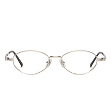 M3021 Oval Optical | Brushed Silver | Clear Lens | 51MM