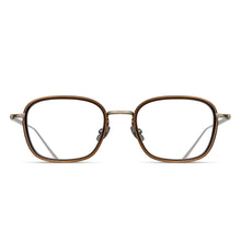M3075 Rectangle Optical | Taupe/Antique Gold | Clear Lens | 49MM