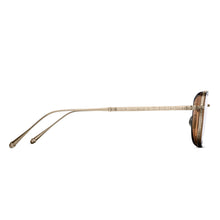 M3075 Rectangle Optical | Taupe/Antique Gold | Clear Lens | 49MM