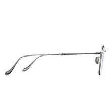 M3082 Rectangle Optical | Brushed Silver | Clear Lens | 52MM