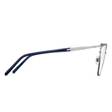 M3102 Cat Eye Optical | Palladium White/Navy | Clear Lens | 56MM