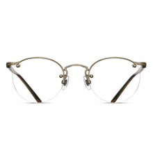 M3107 Panto Optical | Antique Gold | Clear Lens | 48MM