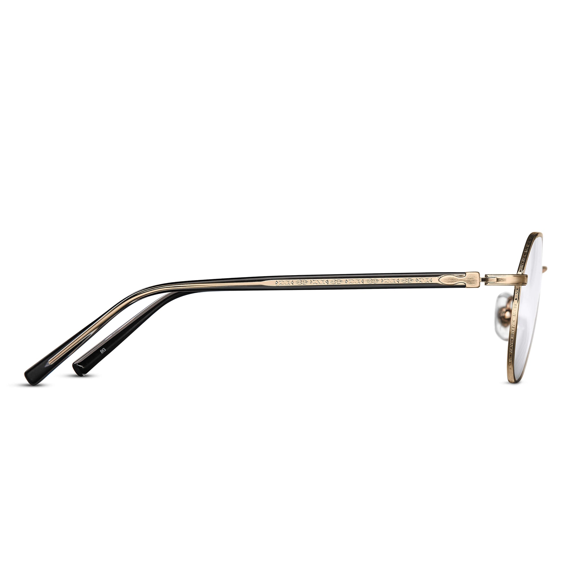 M3108 Panto Optical | Brushed Gold | Clear Lens | 48MM