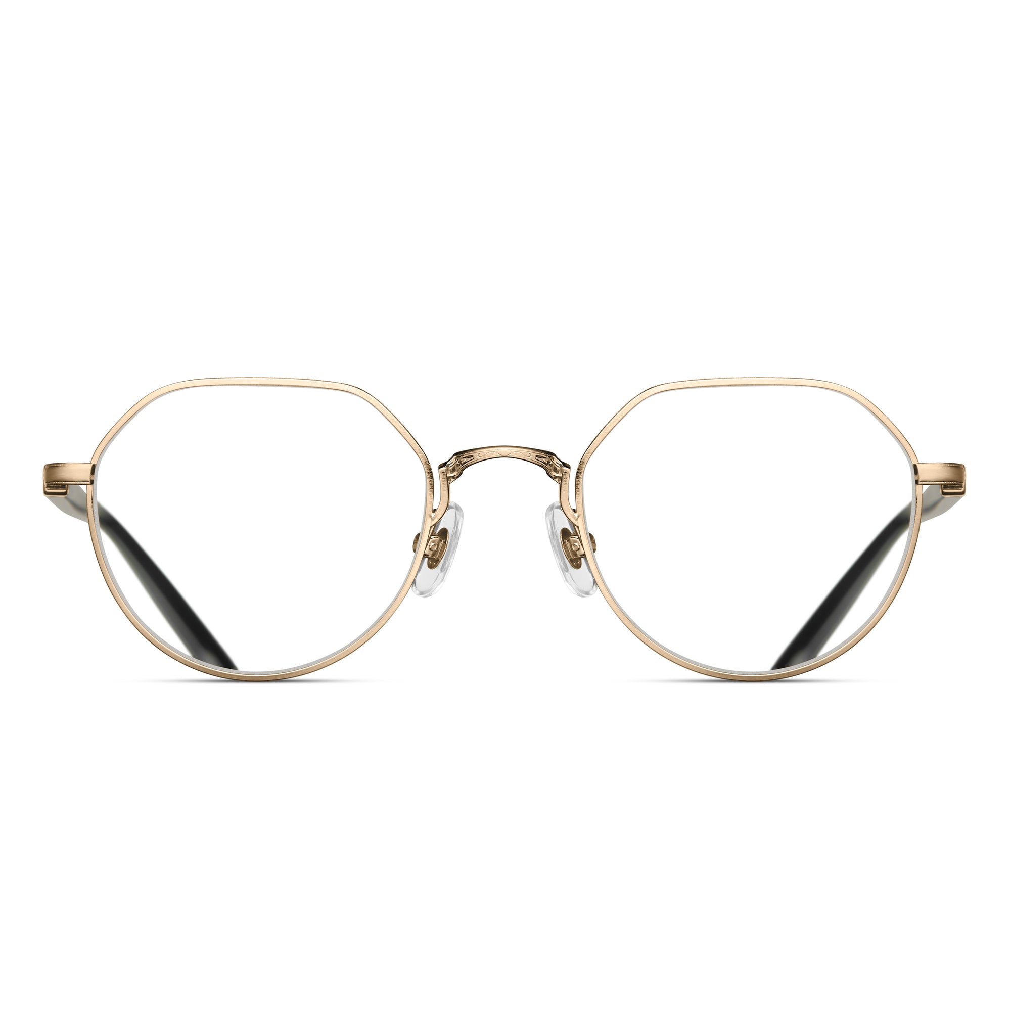 M3108 Panto Optical | Brushed Gold | Clear Lens | 48MM